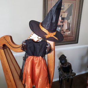 New Cute Girl Witch Costume with Hat